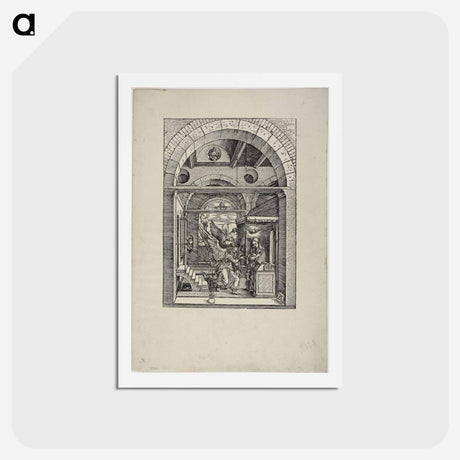 アートポストカード-The Annunciation - アルブレヒト デューラー Postcard.