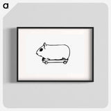 アートポスター-Mouse on a Board
 - 大英図書館 Poster.