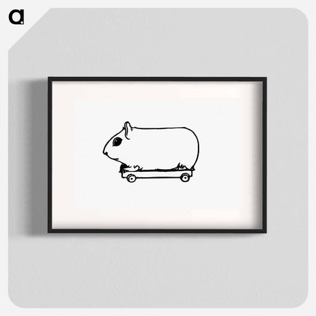 アートポスター-Mouse on a Board
 - 大英図書館 Poster.