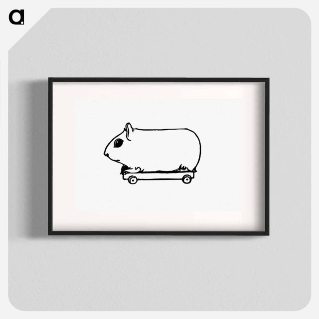 アートポスター-Mouse on a Board
 - 大英図書館 Poster.