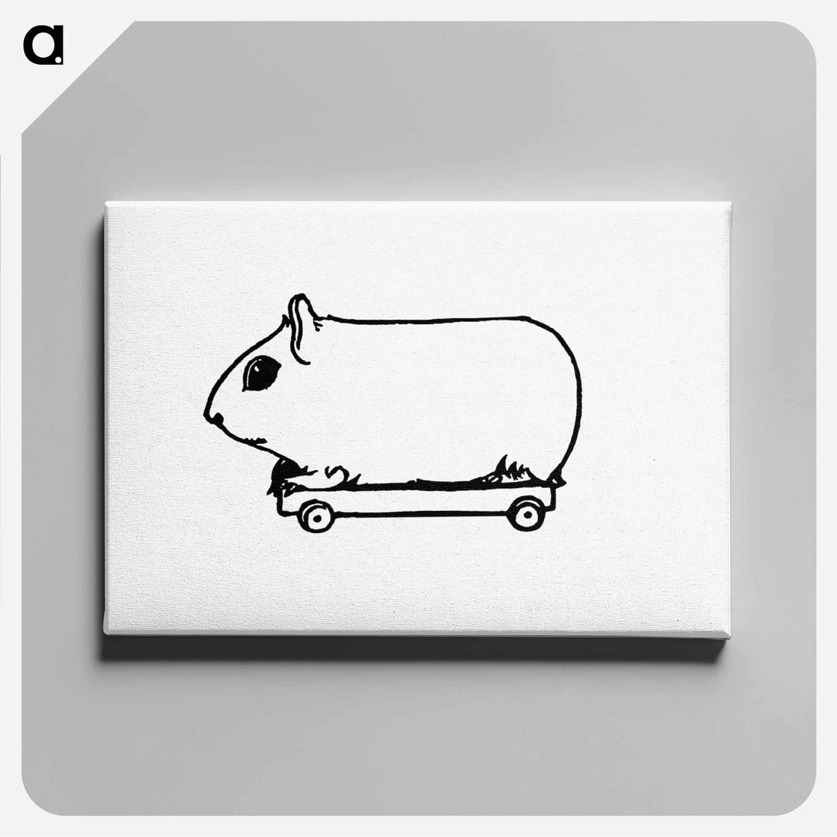 アートパネル-Mouse on a Board
 - 大英図書館 Canvas.
