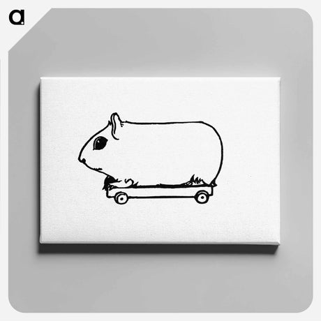 アートパネル-Mouse on a Board
 - 大英図書館 Canvas.