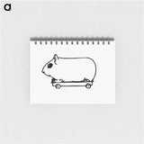アートメモ帳-Mouse on a Board
 - 大英図書館 Memo.