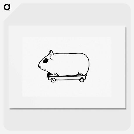 アートポスター-Mouse on a Board
 - 大英図書館 Poster.