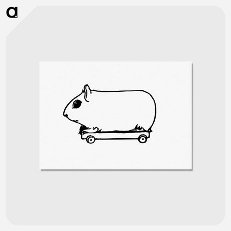 アートポストカード-Mouse on a Board
 - 大英図書館 Postcard.