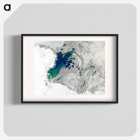 アートポスター-Ross Sea Austral Bloom
 - 上空からの地球 Poster.