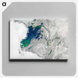 アートパネル-Ross Sea Austral Bloom
 - 上空からの地球 Canvas.