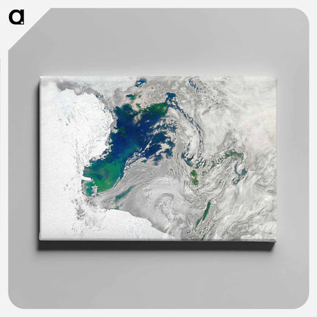 アートパネル-Ross Sea Austral Bloom
 - 上空からの地球 Canvas.