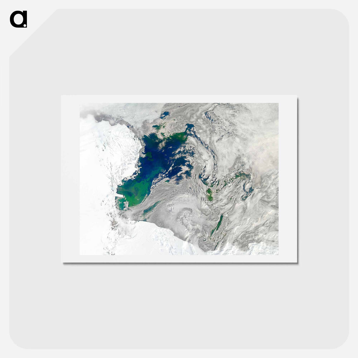 アートポストカード-Ross Sea Austral Bloom
 - 上空からの地球 Postcard.