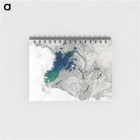 アートメモ帳-Ross Sea Austral Bloom
 - 上空からの地球 Memo.