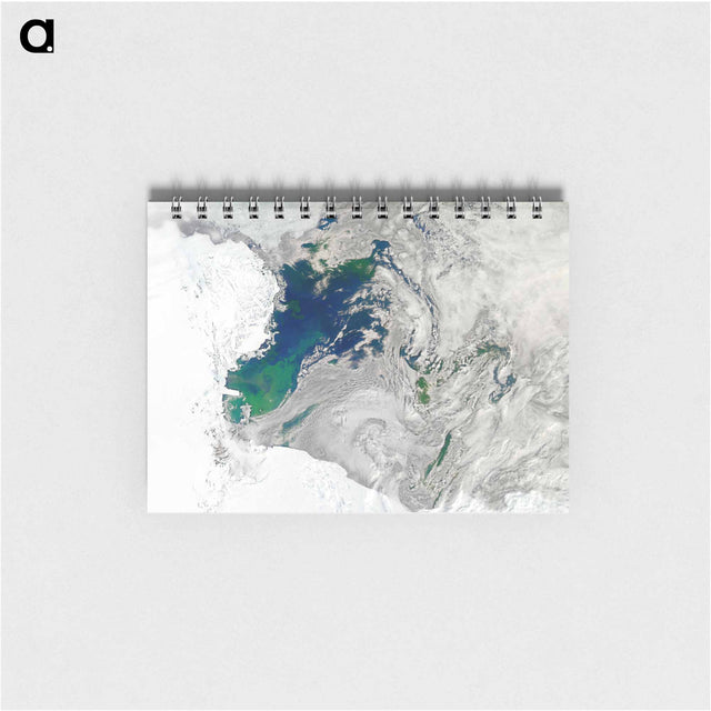 アートメモ帳-Ross Sea Austral Bloom
 - 上空からの地球 Memo.