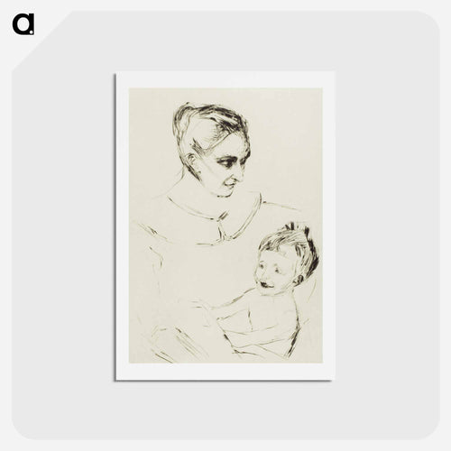 A Mother’s Joy - エドヴァルド ムンク Postcard.