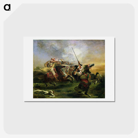 2-65_Eugene-Delacroix_hagaki