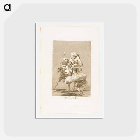 アートポストカード-What One Does to Another - フランシスコ デ ゴヤ Postcard.