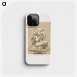 What One Does to Another - Francisco de Goya Phone Case.