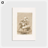 アートポストカード-What One Does to Another - フランシスコ デ ゴヤ Postcard.
