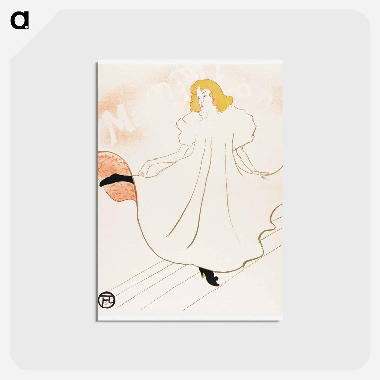 アートポストカード-May Milton - アンリ ド トゥールーズ ロートレック Postcard.