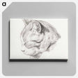 アートパネル-Sketch of a cat - ジャン ベルナール Canvas.