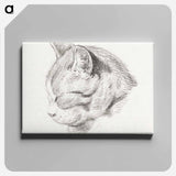 アートパネル-Sketch of a cat - ジャン ベルナール Canvas.