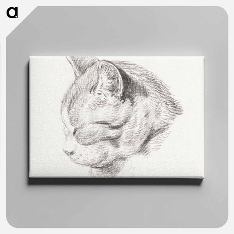 アートパネル-Sketch of a cat - ジャン ベルナール Canvas.