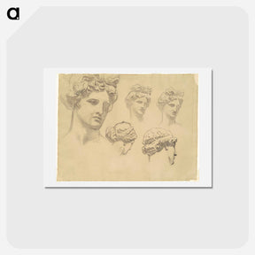 アートポストカード-Apollo and the Muses - ジョン シンガー サージェント Postcard.