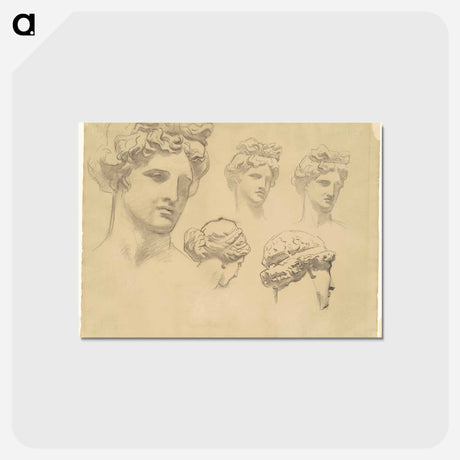 アートポストカード-Apollo and the Muses - ジョン シンガー サージェント Postcard.