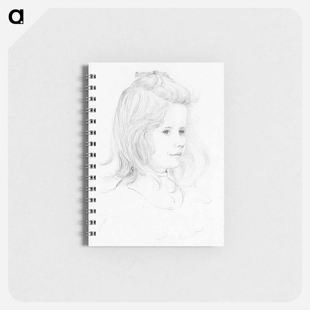 Portrait of a girl sketch - ユリー デ フラーハ Memo.