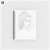 Portrait of a girl sketch - ユリー デ フラーハ Memo.