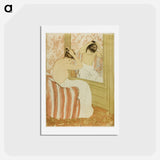 アートポストカード-The Coiffure - メアリー カサット Postcard.