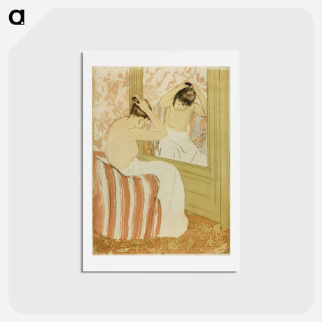 アートポストカード-The Coiffure - メアリー カサット Postcard.