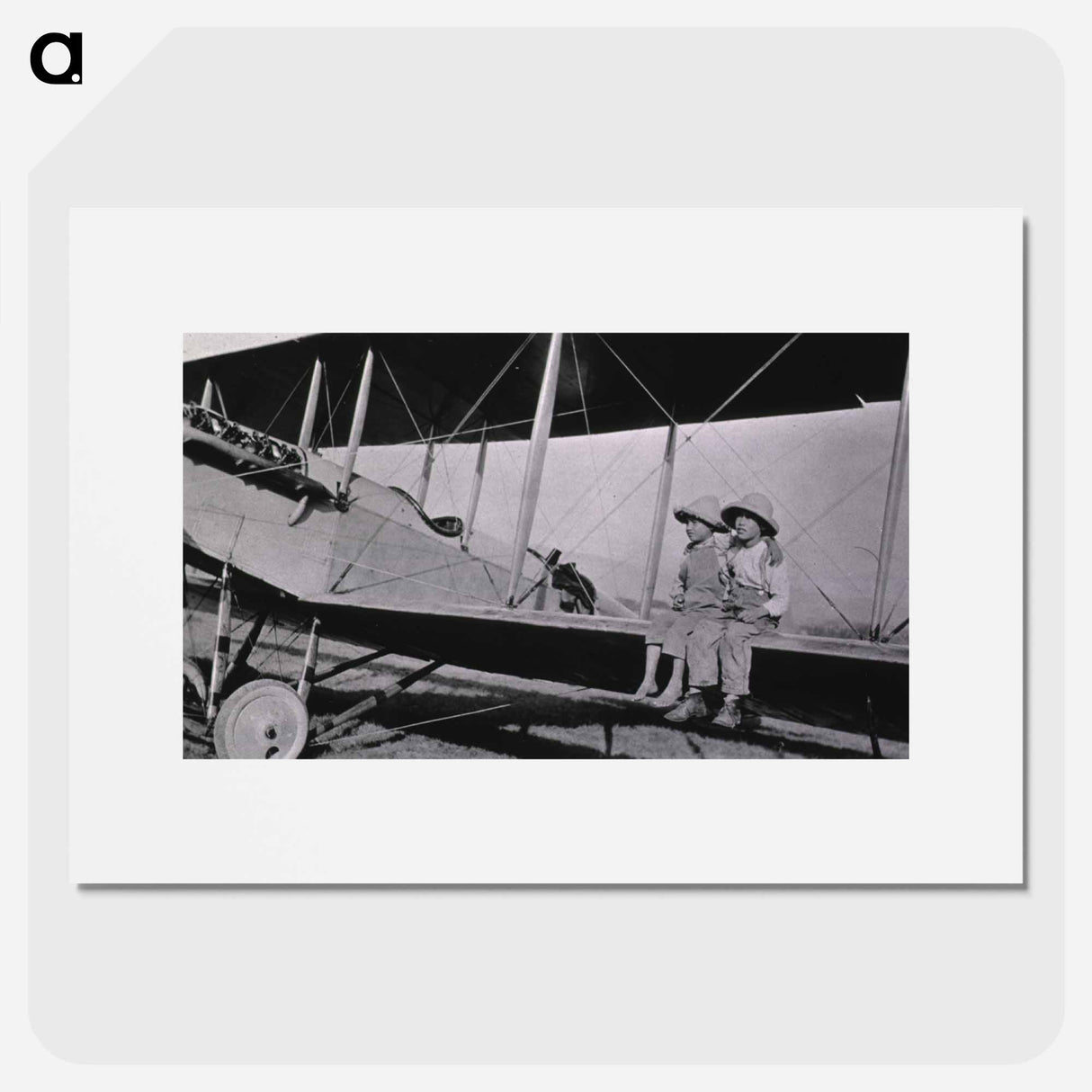 アートポスター-Mexican Children on Airplane
 - 国立医学図書館 Poster.