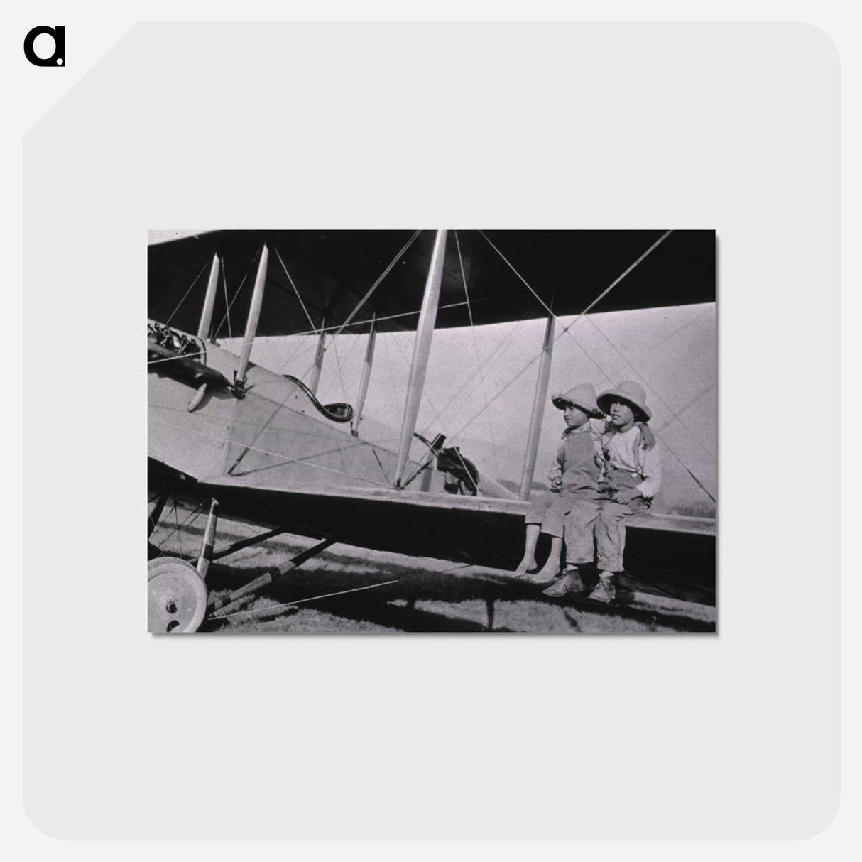 アートポストカード-Mexican Children on Airplane
 - 国立医学図書館 Postcard.