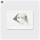 アートポストカード-À Edgar Poe (La Folie) - オディロン ルドン Postcard.