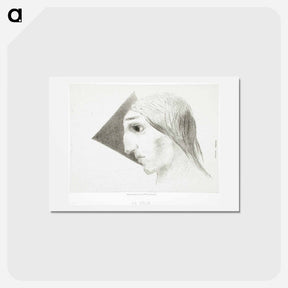 アートポストカード-À Edgar Poe (La Folie) - オディロン ルドン Postcard.