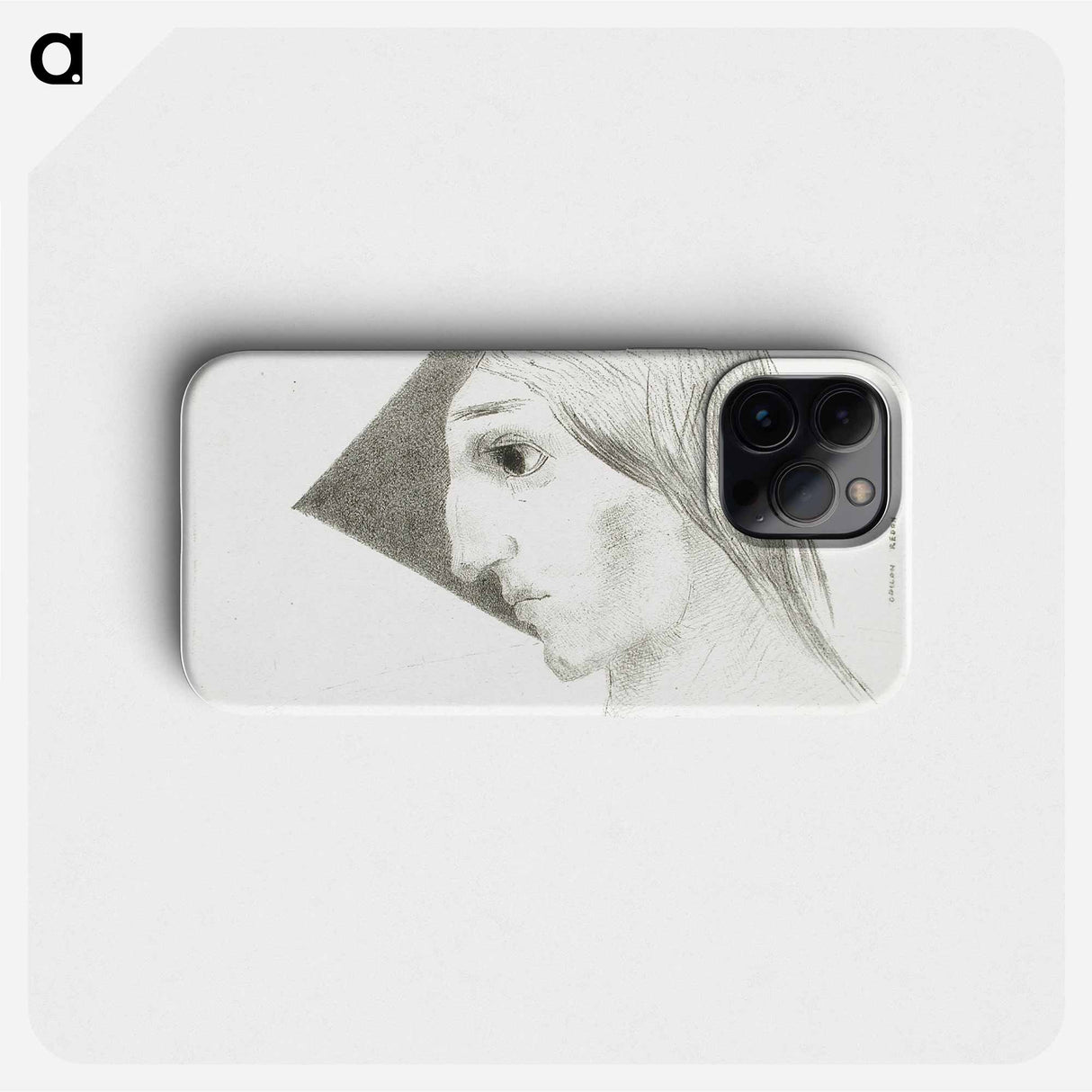 À Edgar Poe (La Folie) - Odilon Redon Phone Case.