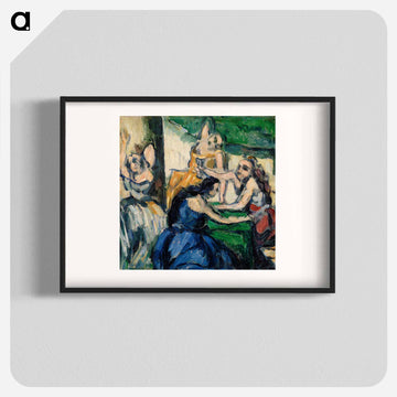 The Courtesans - Paul Cezanne Poster.