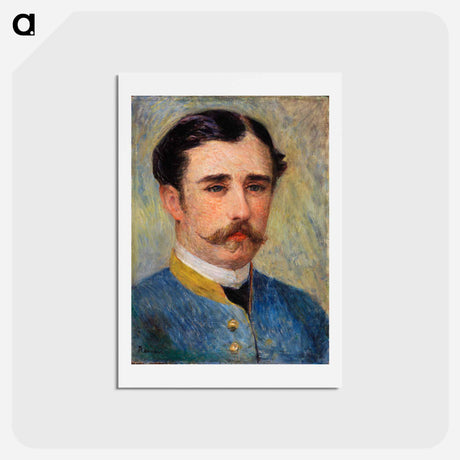 アートポストカード-Portrait of a Man (Monsieur Charpentier) - ピエール オーギュスト ルノワール Postcard.