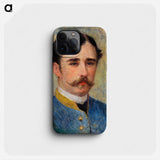 Portrait of a Man (Monsieur Charpentier) - ピエール オーギュスト ルノワール Phone Case.