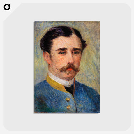 アートポストカード-Portrait of a Man (Monsieur Charpentier) - ピエール オーギュスト ルノワール Postcard.
