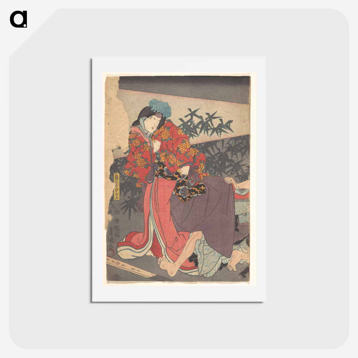 アートポストカード-Utagawa Kunisada Print
 - 歌川 国貞 Postcard.