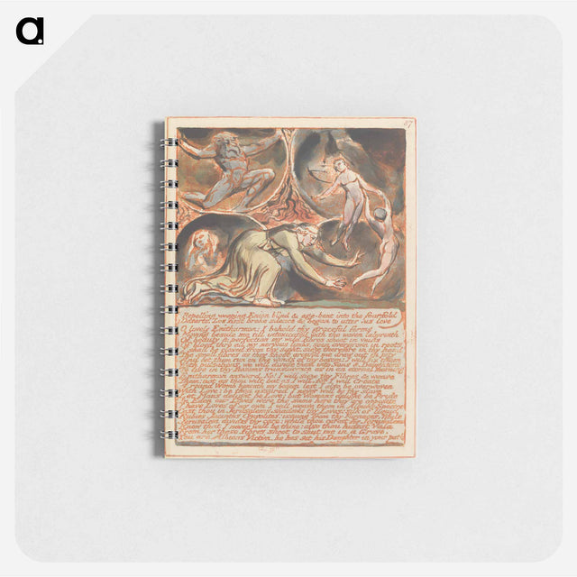 アートメモ帳-Jerusalem, Plate 87 - ウィリアム ブレイク Memo.