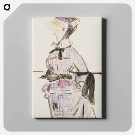 アートパネル-Femme en Costume de Voyage
 - イェール大学アートギャラリー Canvas.