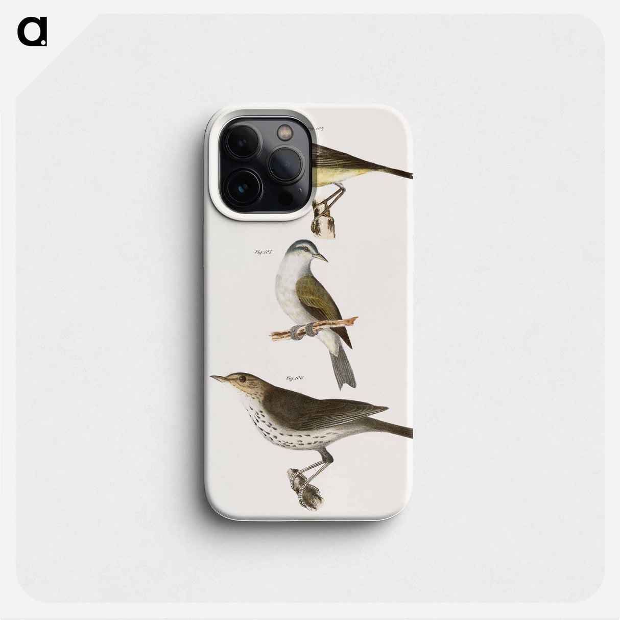 The Red-poll Warbler - ニューヨークの動物学 Phone Case.