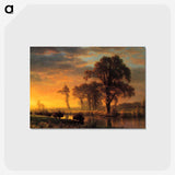 2-66_Albert-Bierstadt_postcard