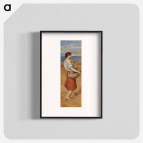 アートポスター-Girl with Basket of Fish
 - バーンズ・コレクション Poster.