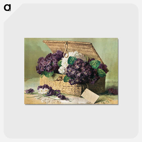 アートポストカード-Invoice of Violets
 - ボストン公共図書館 Postcard.