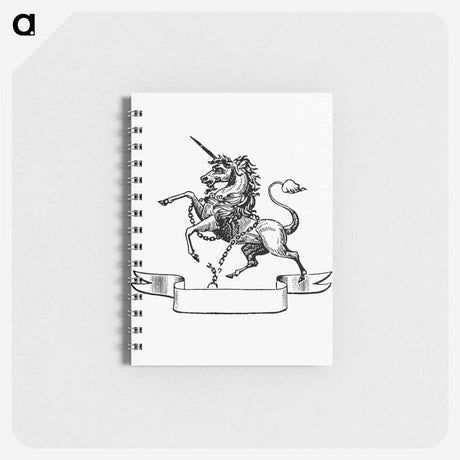 アートメモ帳-Unicorn Engraving
 - 大英図書館 Memo.