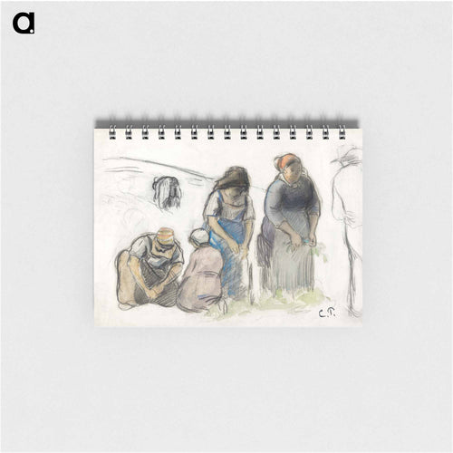 Pea Harvesters - Camille Pissarro Memo.