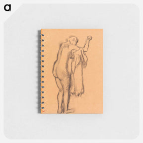 アートメモ帳-Bather Drying Herself - エドガー ドガ Memo.