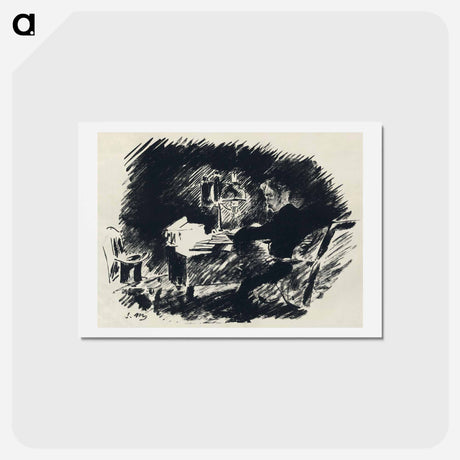 アートポストカード-The Raven - エドゥアール マネ Postcard.